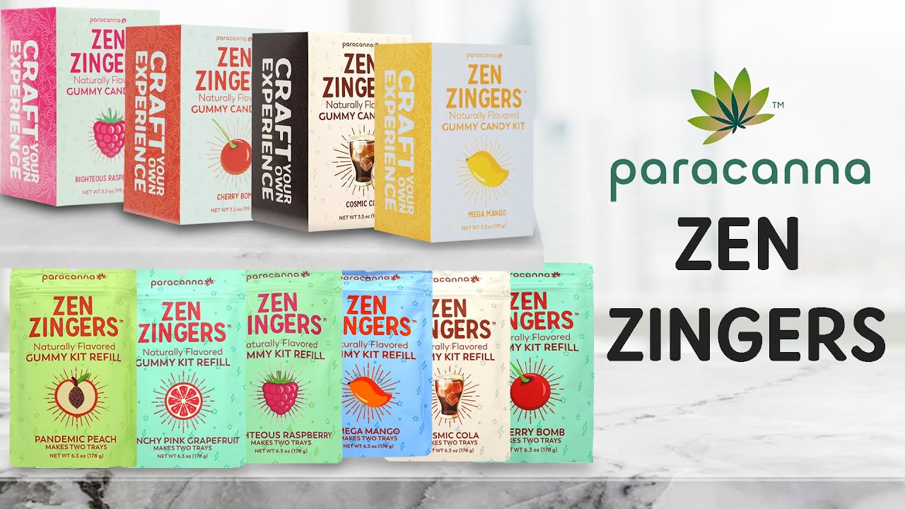 Paracanna Zen Zingers DIY Gummy Refills and Kits