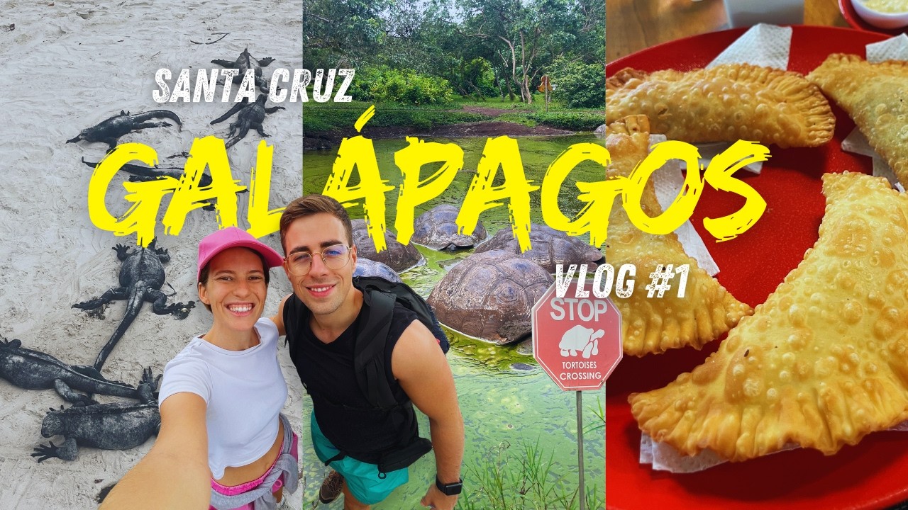 GALÁPAGOS🦎🏝️ El viaje que nos cambió la vida para siempre ✨🐢 (Vlog#1 Santa Cruz)