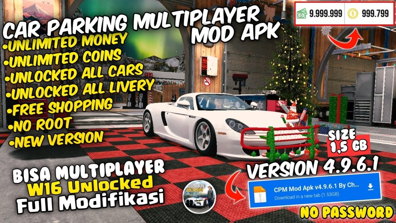 Car Parking Multiplayer Mod Apk New 2025 V4.9.6.1 - Unlimited Money & Coins