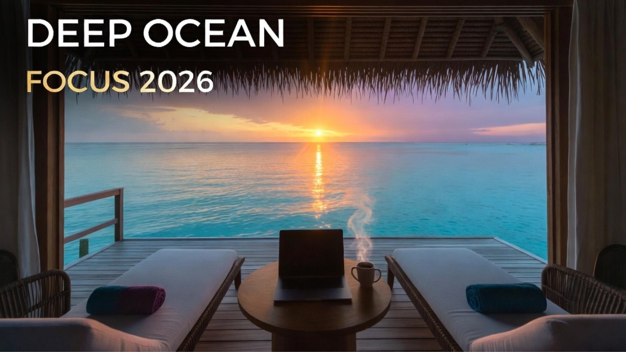 Deep House Focus 2026 🌊 Deep Ocean Waves | Música para Concentración Profunda y Estado de Flow