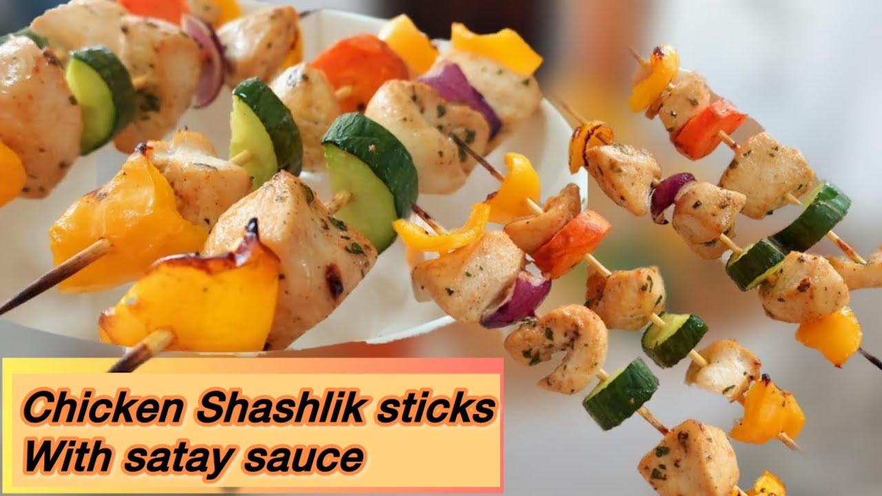 Chicken Shashlik with Satay Sauce | Shashlik Sticks Recipe by Asmara’s Kitchen | Ramadan Recipes 