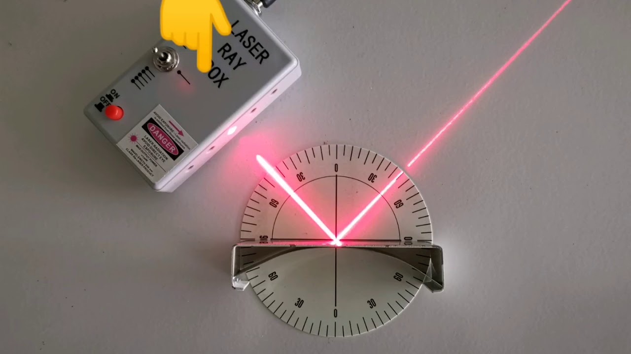 Experiment Reflexion des Lichts