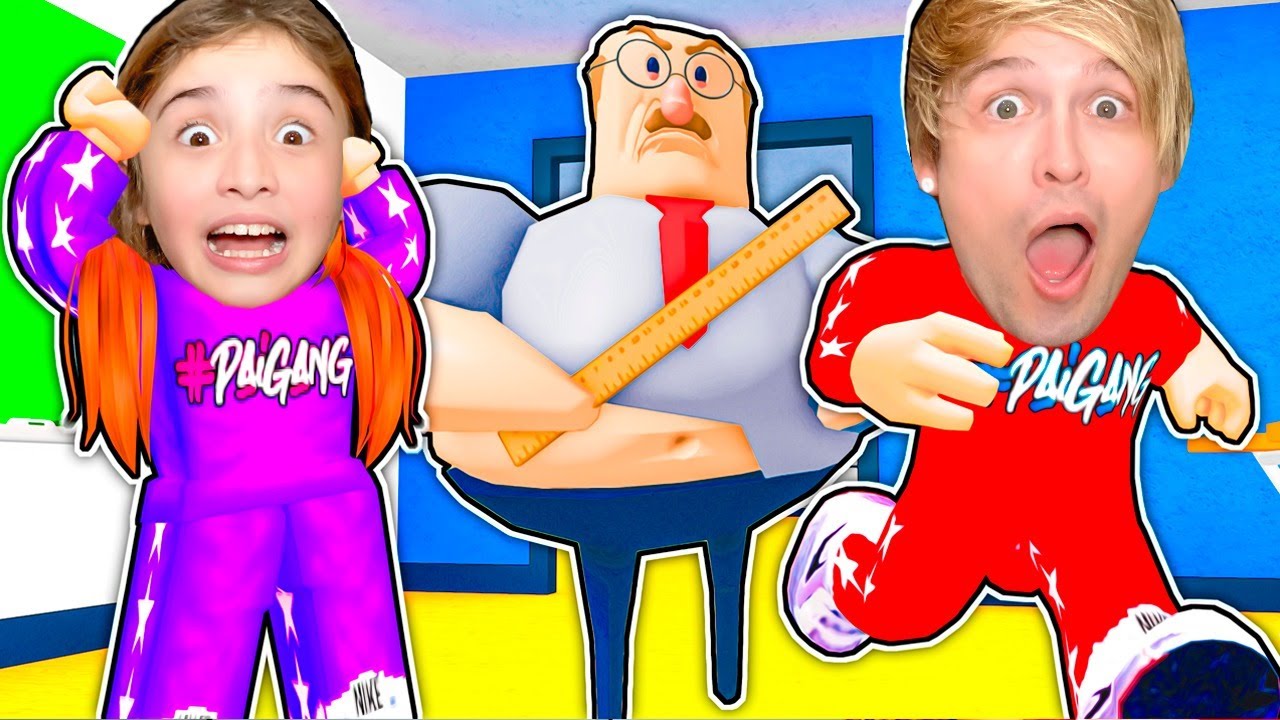 O PROFESSOR MALVADO NO ROBLOX! Great School Breakout