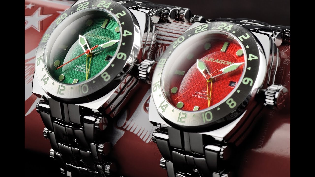 ARAGON® Millipede GMT Watch Review