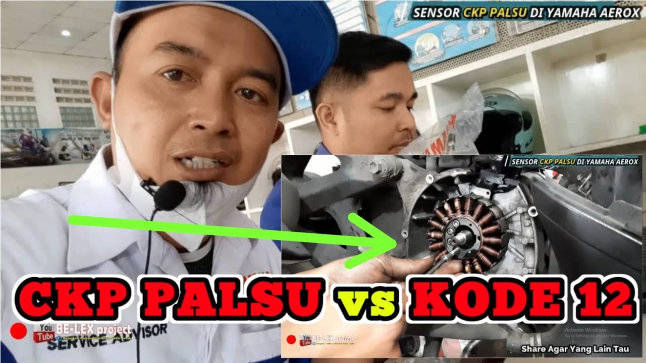 PASANG SENSOR CKP PALSU DI YAMAHA AEROX
