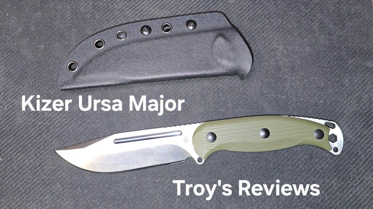 KIZER URSA MAJOR 🗡️🗡️🗡️ Quick look and Cutting Test!, great knife.