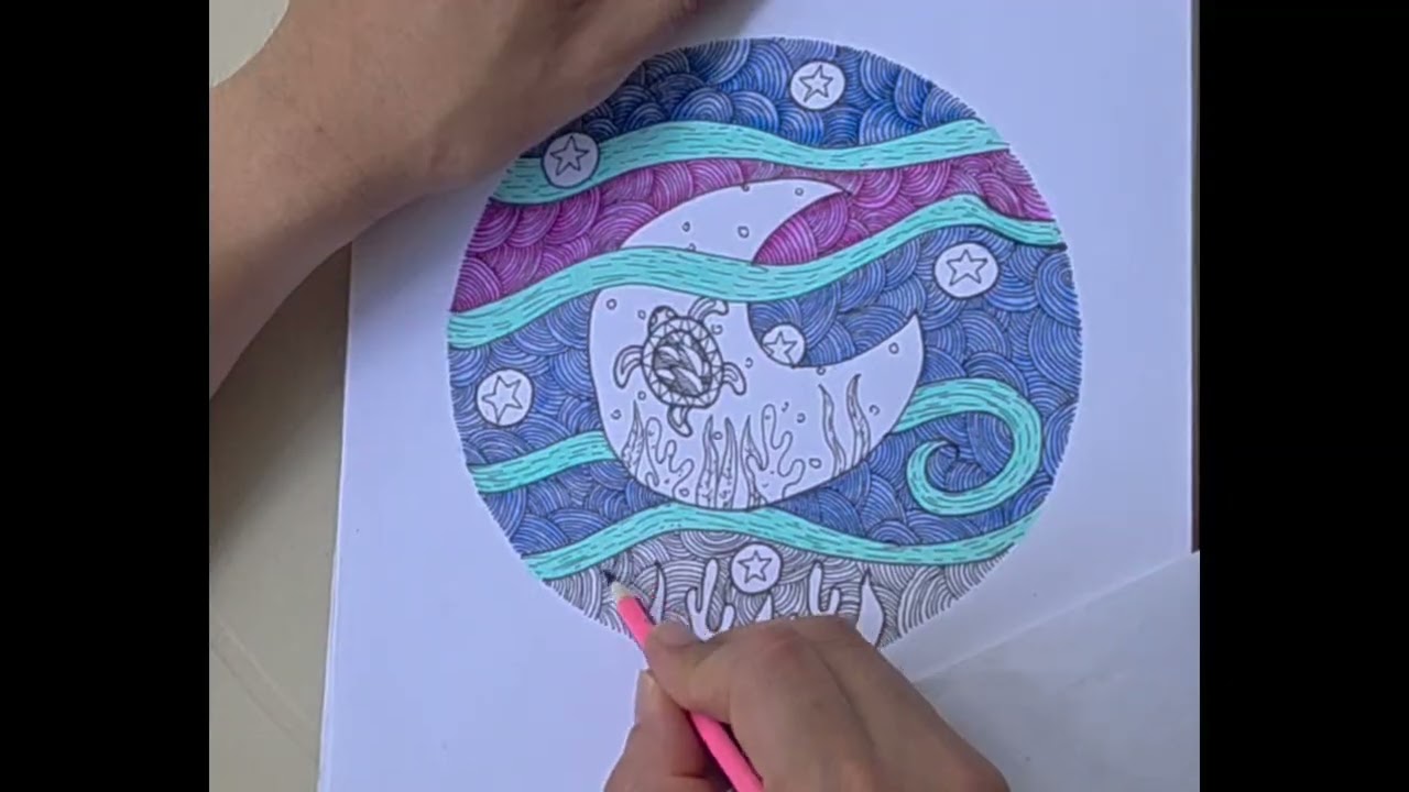 Dibujo con rapidógrafo, tramas y colores