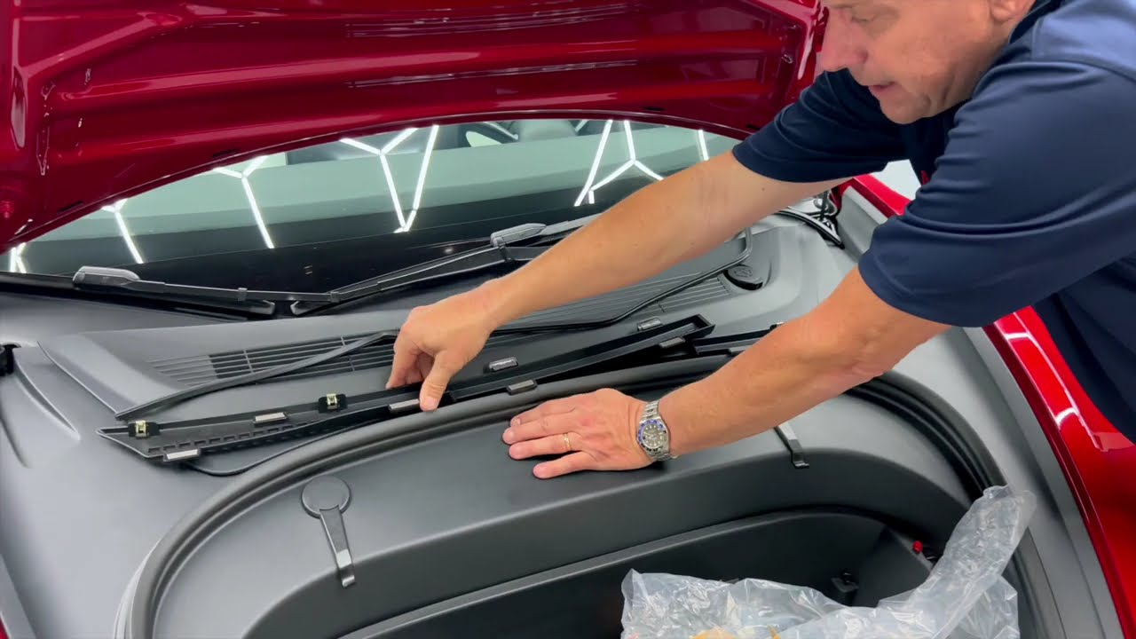 Model 3 & Y Under Hood Rain Deflector Upgrade