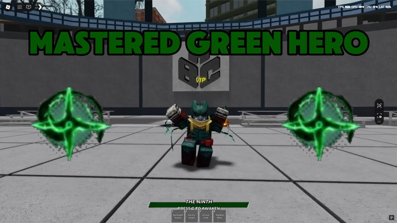 Heroes Battlegrounds - Mastered Green Hero Character Showcase