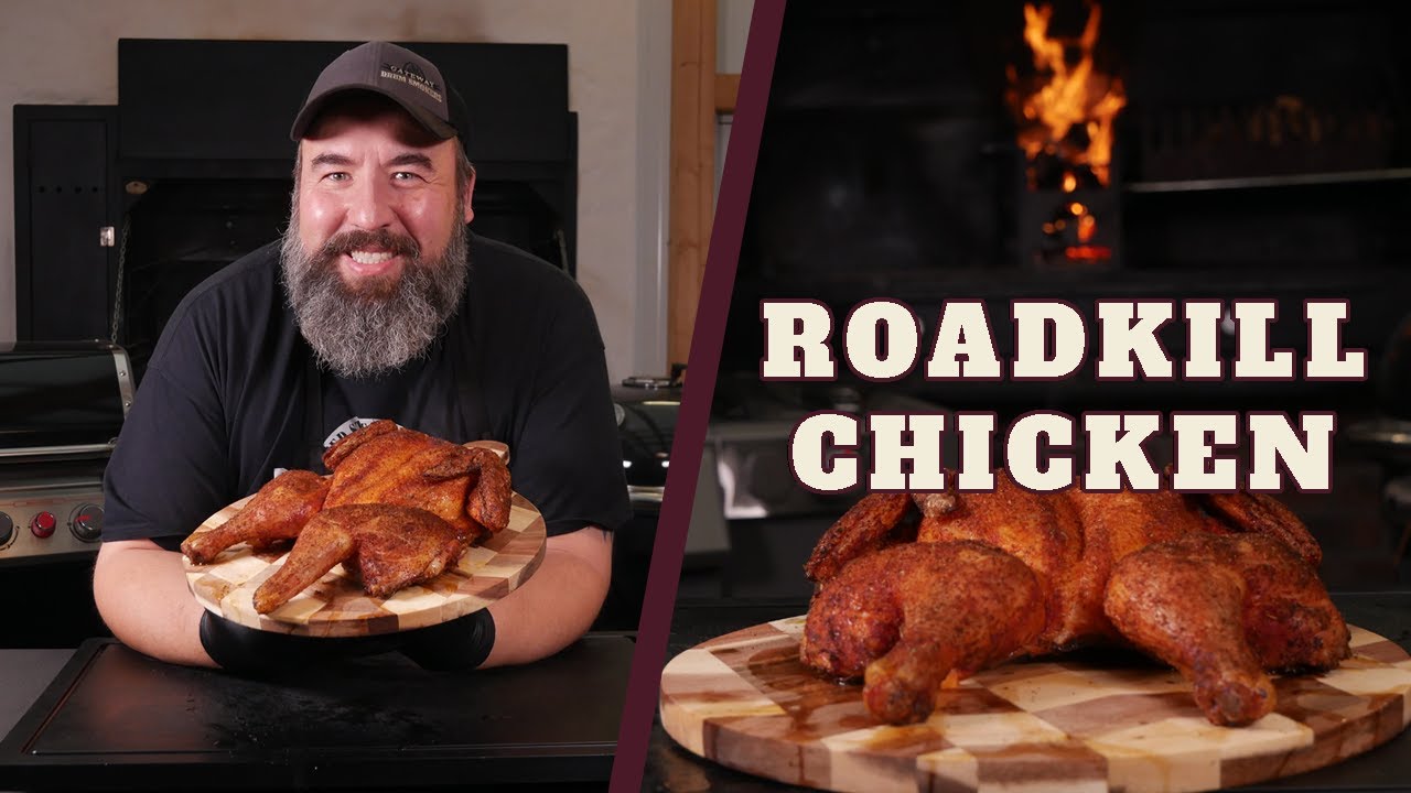 ROADKILL CHICKEN - Knusprig saftiges Platthuhn!