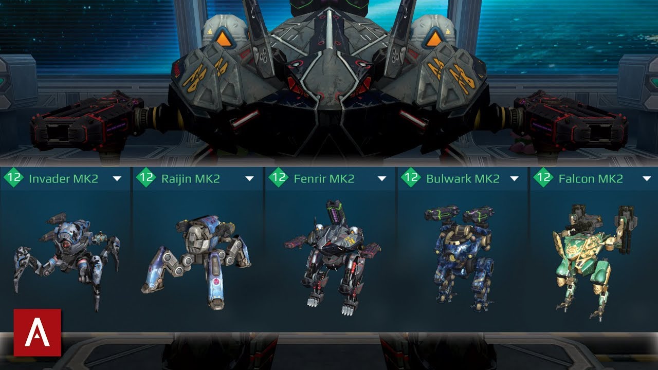 FENRIR, INVADER, FALCON, BULWARK, RAIJIN - Heavy Armoured Tanks | Live Stream || War Robots [WR]