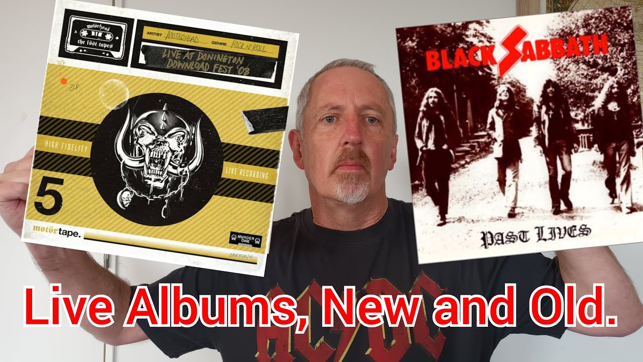 Live ALBUMS #vc Motorhead, Sabbath, Signed KISS Album.