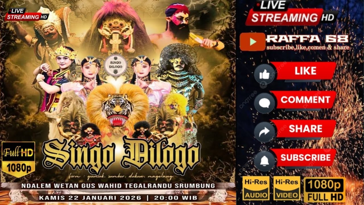 LIVE STREAMING SINGO DILOGO LIVE DALEM WETAN GUS WAHID TEGALRANDU SRUMBUNG