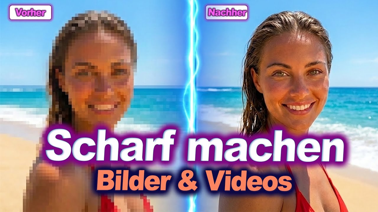 Pixel-Matsch zu 4K? 🤯 Bilder & Videos sch&auml;rfen mit einem Klick! (4DDiG Test)