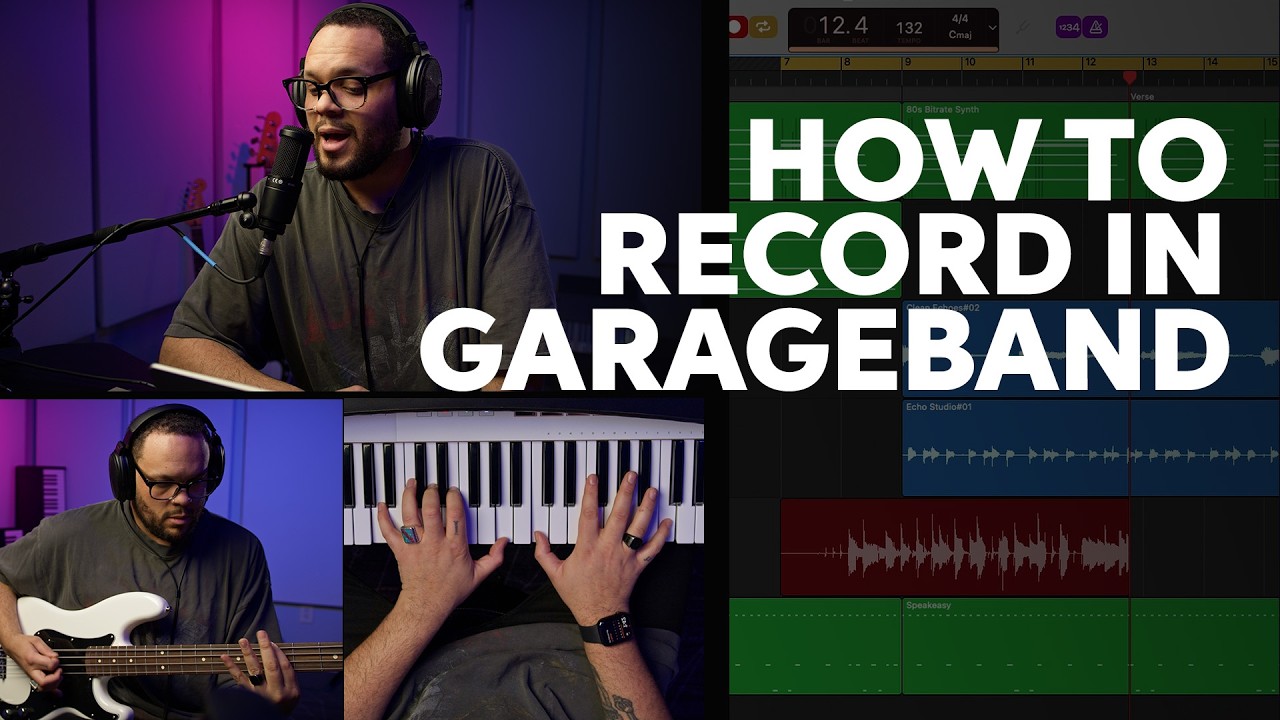 Как записать песню в GarageBand