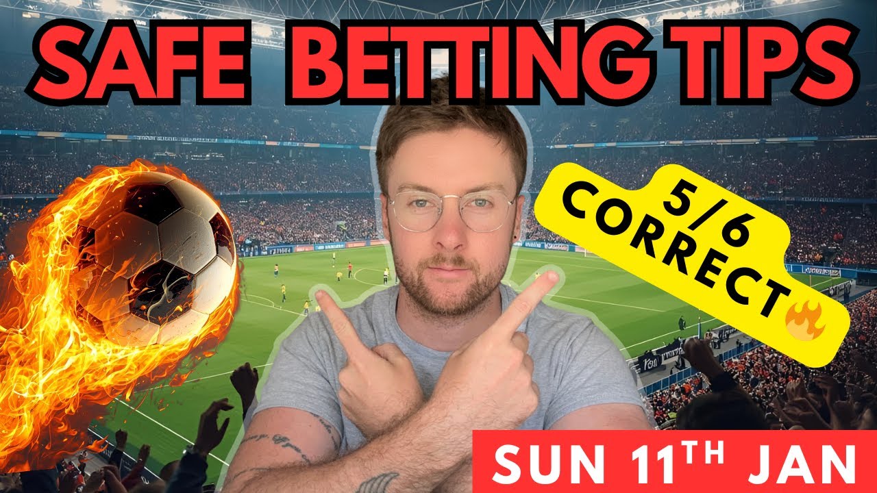 Football Betting Tips & Predictions Today | 4 Picks (Sun 11th Jan)