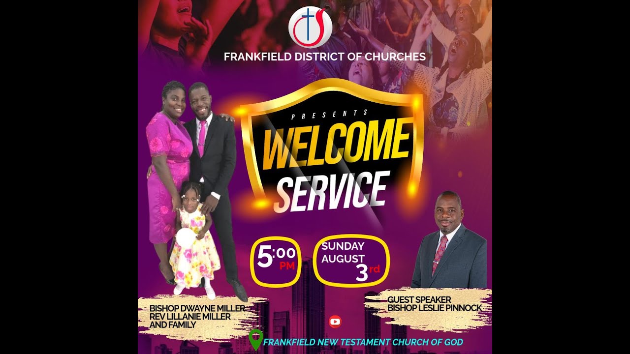 Welcome Service for Bishop Dwayne Miller and Family I August 3, 2025