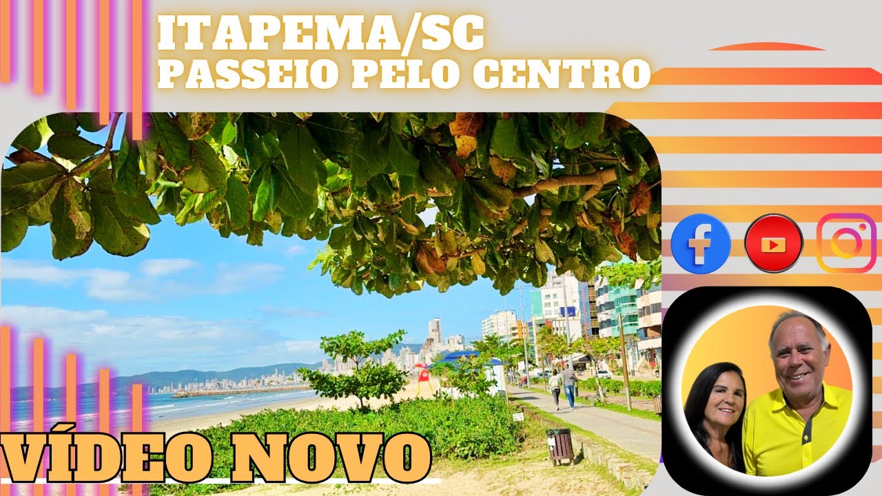 Itapema SC Um passeio pelo centro at&eacute; a praia