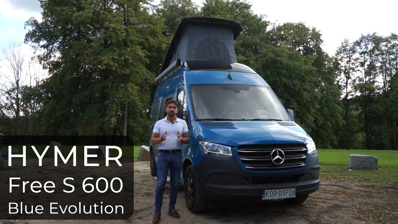 Camper jak z wioski Smerfów 🔵 - #HYMER Free S 600 Blue Evolution