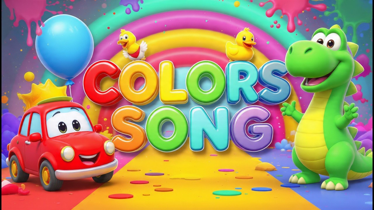 Fun Colors Song for Kids | Bright & Happy Learning