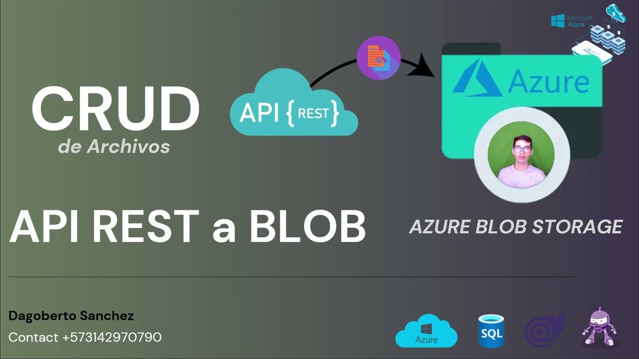 CRUD completo de Archivos a una cuenta de almacenamiento en AZURE desde un API REST con .NET