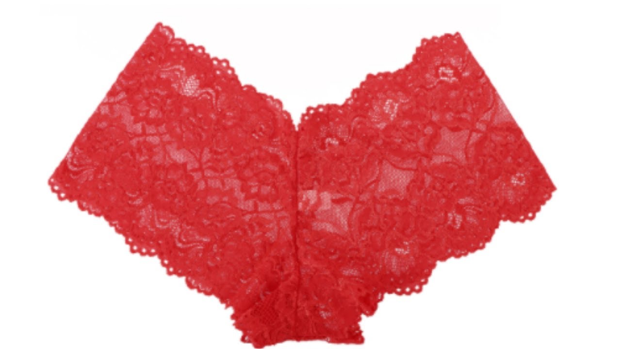 DLY Lace Underwear / How To Sew Lace Panties / How to cut lace underwear