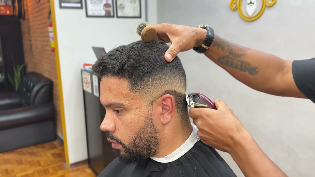 Nunca mais erre no corte degrade. Tutorial passo a passo para iniciantes.