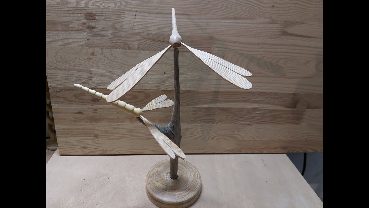 Coppia di libellule in equilibrio  - Two balanced dragonflies