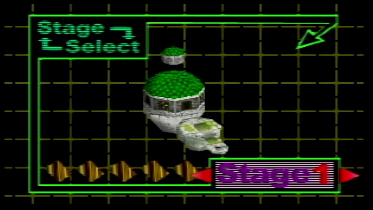 Bomberman 64 (N64) - Walkthrough / Rainbow Palace - Stage 1 - Hidden Gold Cards