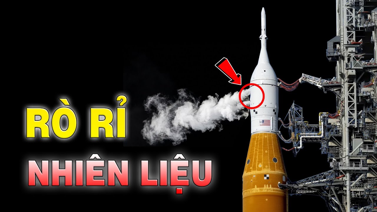 SLS RÒ RỈ NHIÊN LIỆU! Artemis II có bị hoãn phóng?