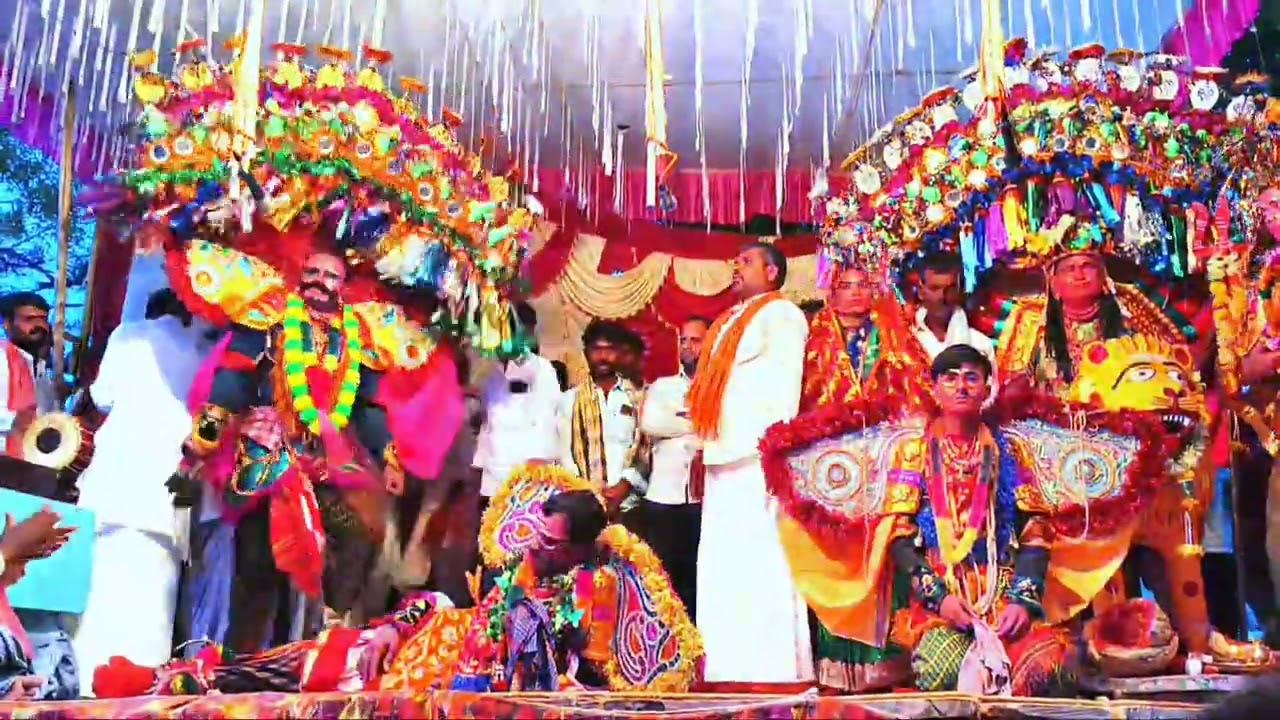 ನಿಶುಂಭ ನ ದೇವಿ ಮುಂದೆ ಕೊನೆಯ ಮಾತು ದೇವಿ ಬಯಲಾಟ ಐಕೂರ್ #aikur#bailata#santunayak#