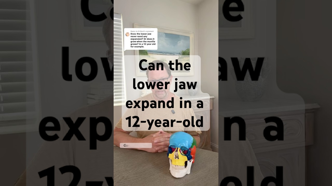 Can the lower jaw expand in a 12-year-old? #smallmouth #airwayorthodontics #airwaydentist