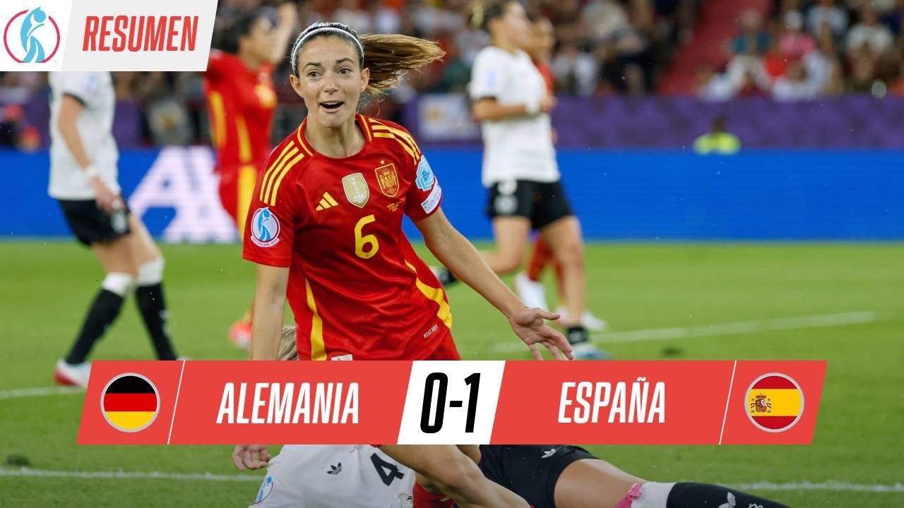 Alemania vs España ¡GOLAZO DE AITANA BONMATÍ PARA EL PASE DE ESPAÑA A LA FINAL DE LA EURO!