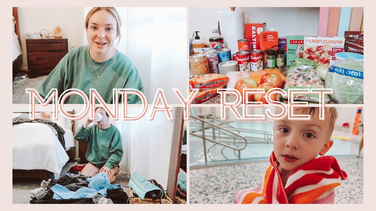 DAY IN THE LIFE | Monday Reset, Grocery Haul, Taren's 1st Swim Lesson 🏊🏻‍♂️ + More!!