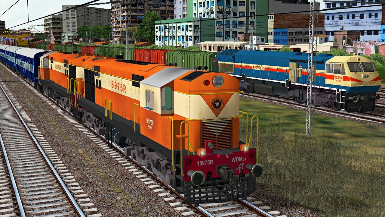 Rajkot - Secunderabad Express | Western Bay | MSTS Open Rails Journey Part 1