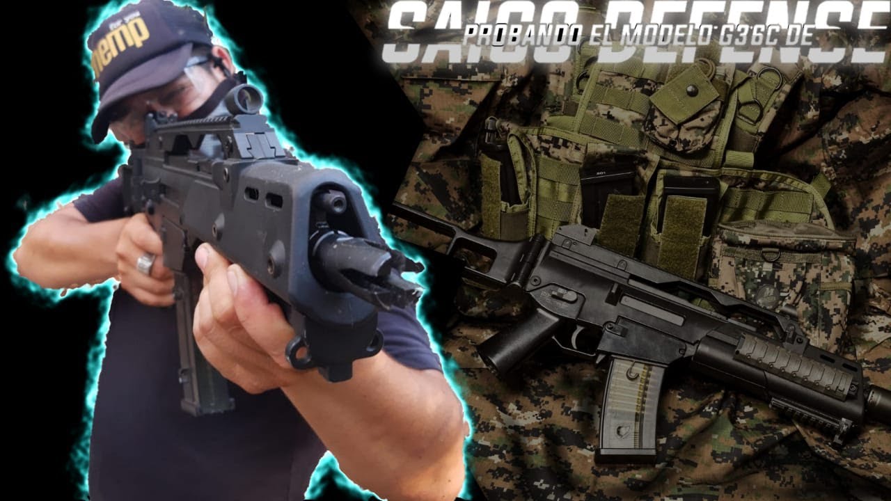 💥 JUGAMOS AIRSOFT con el G36c de SAIGO DEFENSE [GAMEPLAY]