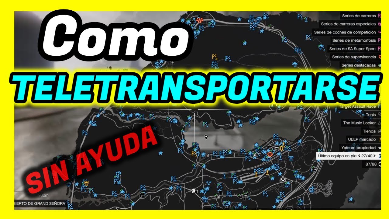 Como TELETRANSPORTARSE en GTA 5 Online Fácil y Rápido