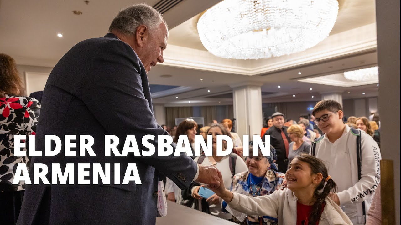 Elder Rasband Ministers in Armenia