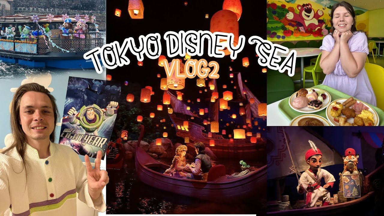 FIRST TIME at Disney Sea! • Explore Fantasy Springs with us • Tokyo Disney Vlog 2 • JAPAN TRIP