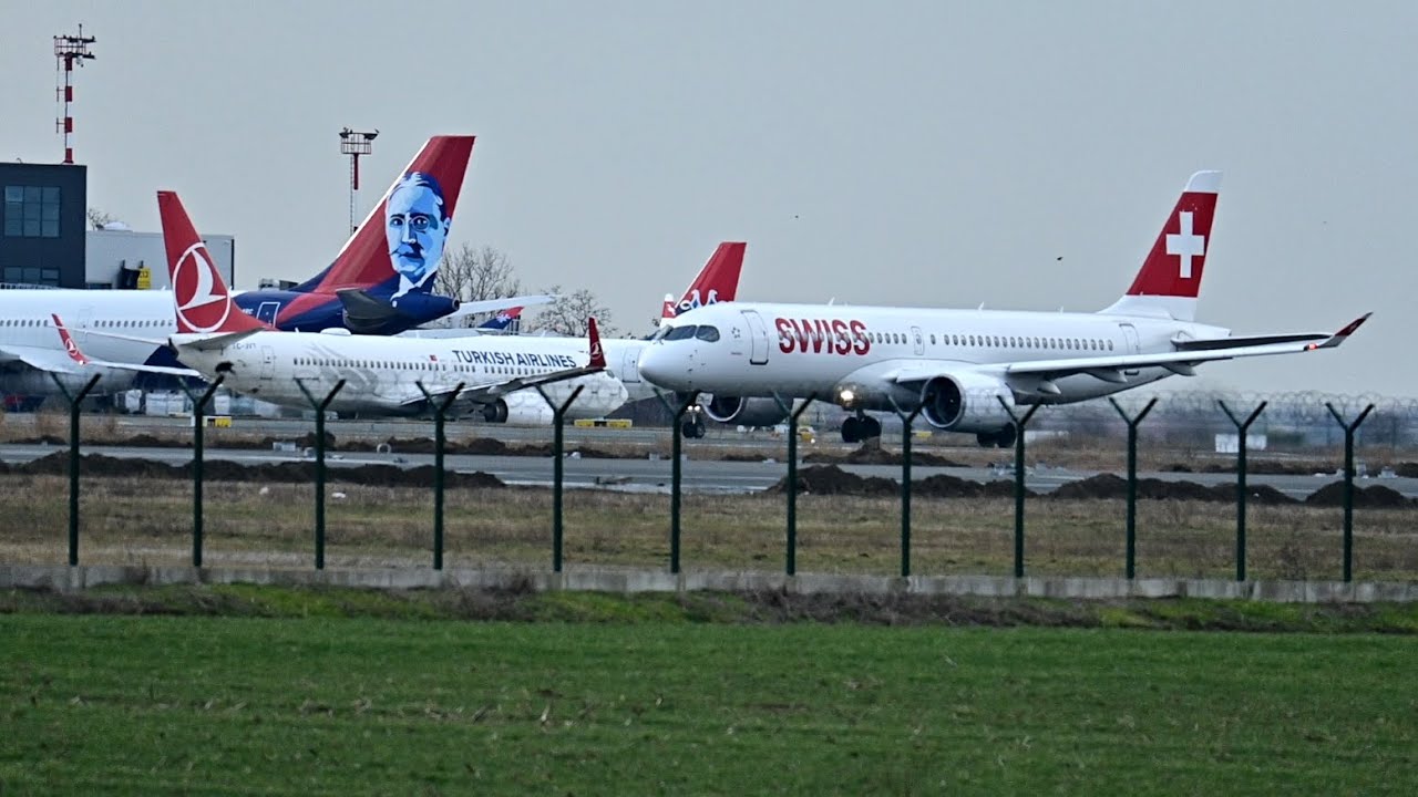 MORNING RUSH! #FLIGHT #HIGHLIGHTS! #landing #takeoff #Airbus #Boeing #Embraer #ATR #closeup #atc