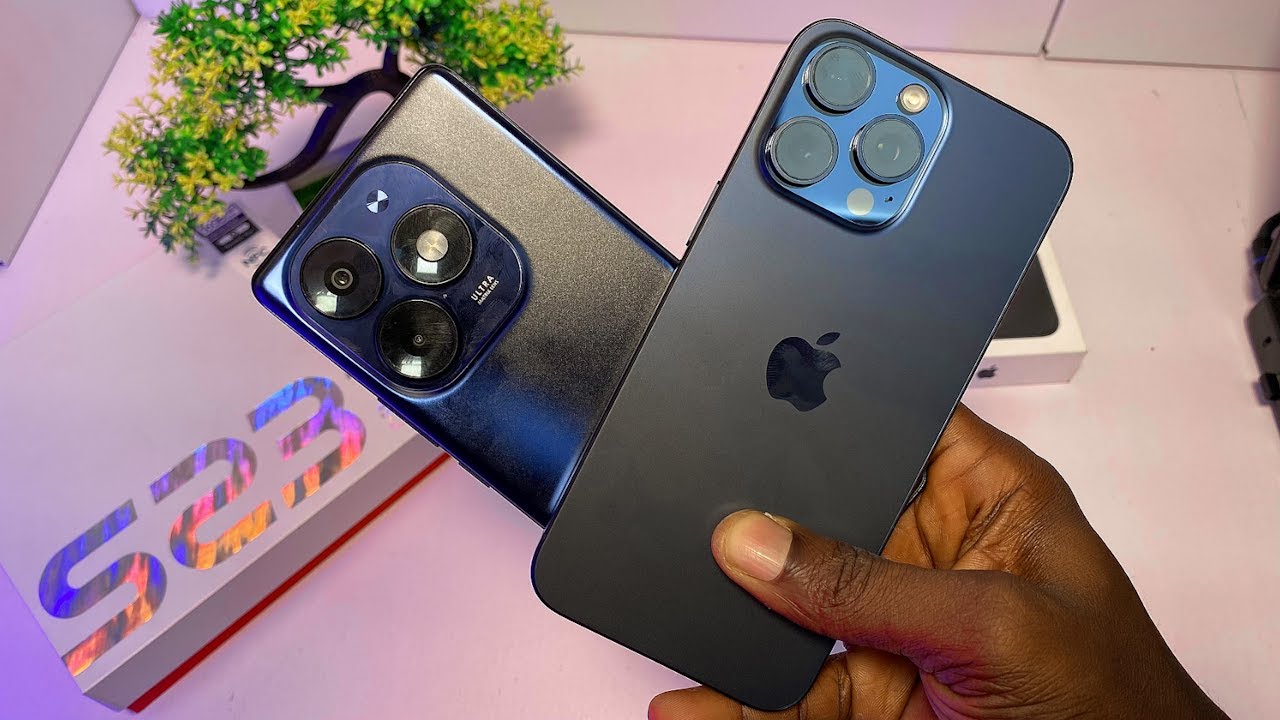 Itel S23+ vs iPhone 15 Pro Max Comparison