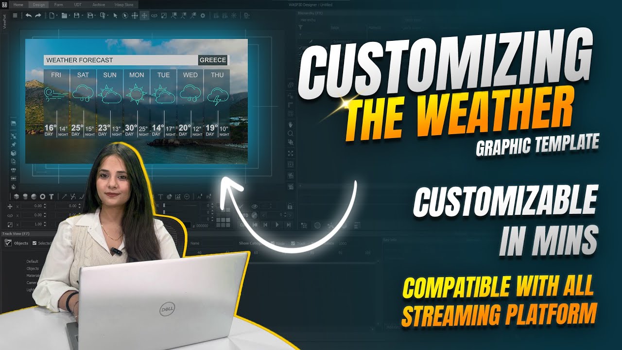 How to Customize a Weather Graphic Template (FREE Download 2025 !) | Tutorial |@WASP3DOfficial