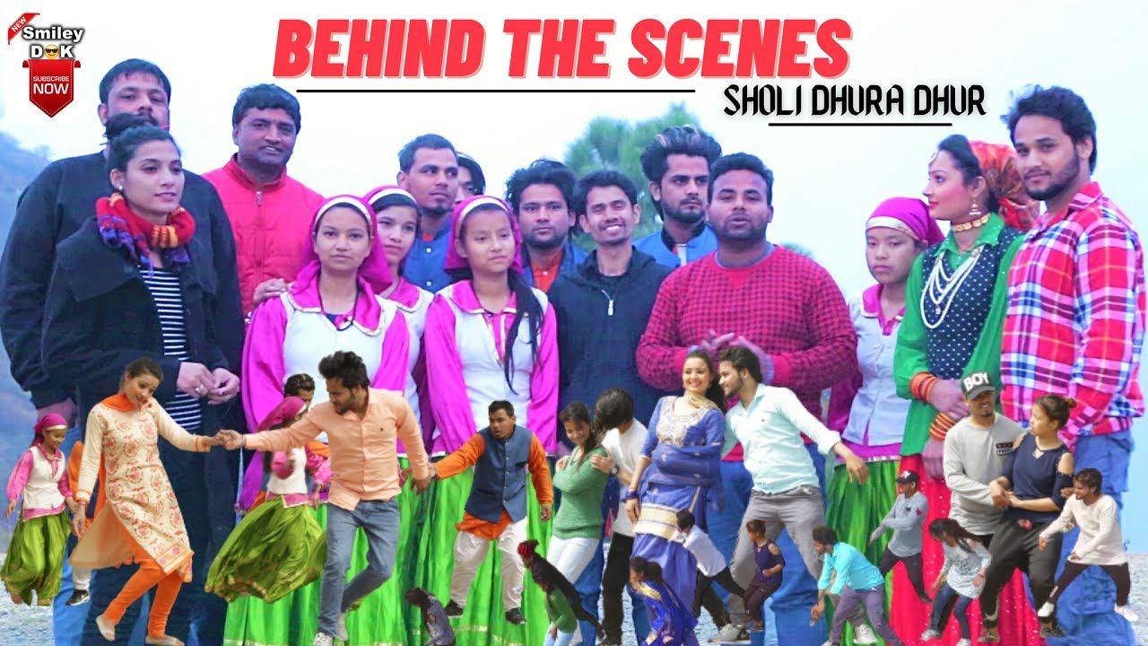 SHOLI DHURA DHUR || FULL VIDEO MAKING ||  PRESENTS SMILEYDK || KUMAUNIVIDEOS