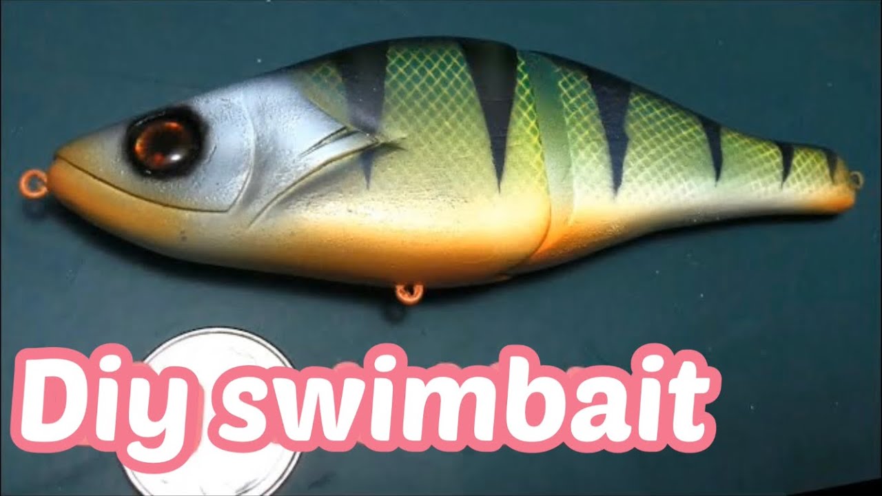 SwimBait made of wood - how to make a perch fishing lure