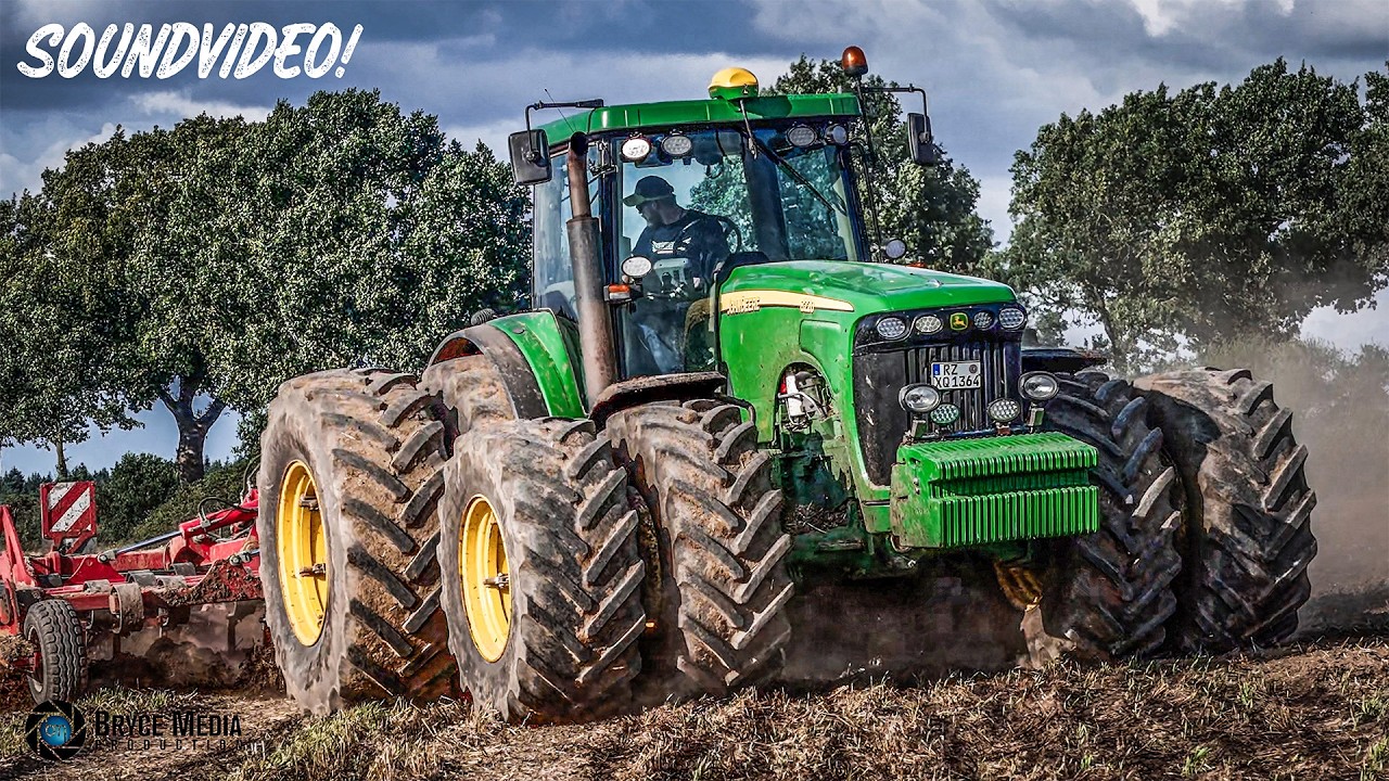 John Deere 8220 mit Doppelreifen! SOUND ohne ENDE!!! 8000er John Deere reißt den Sound-Ofen an!
