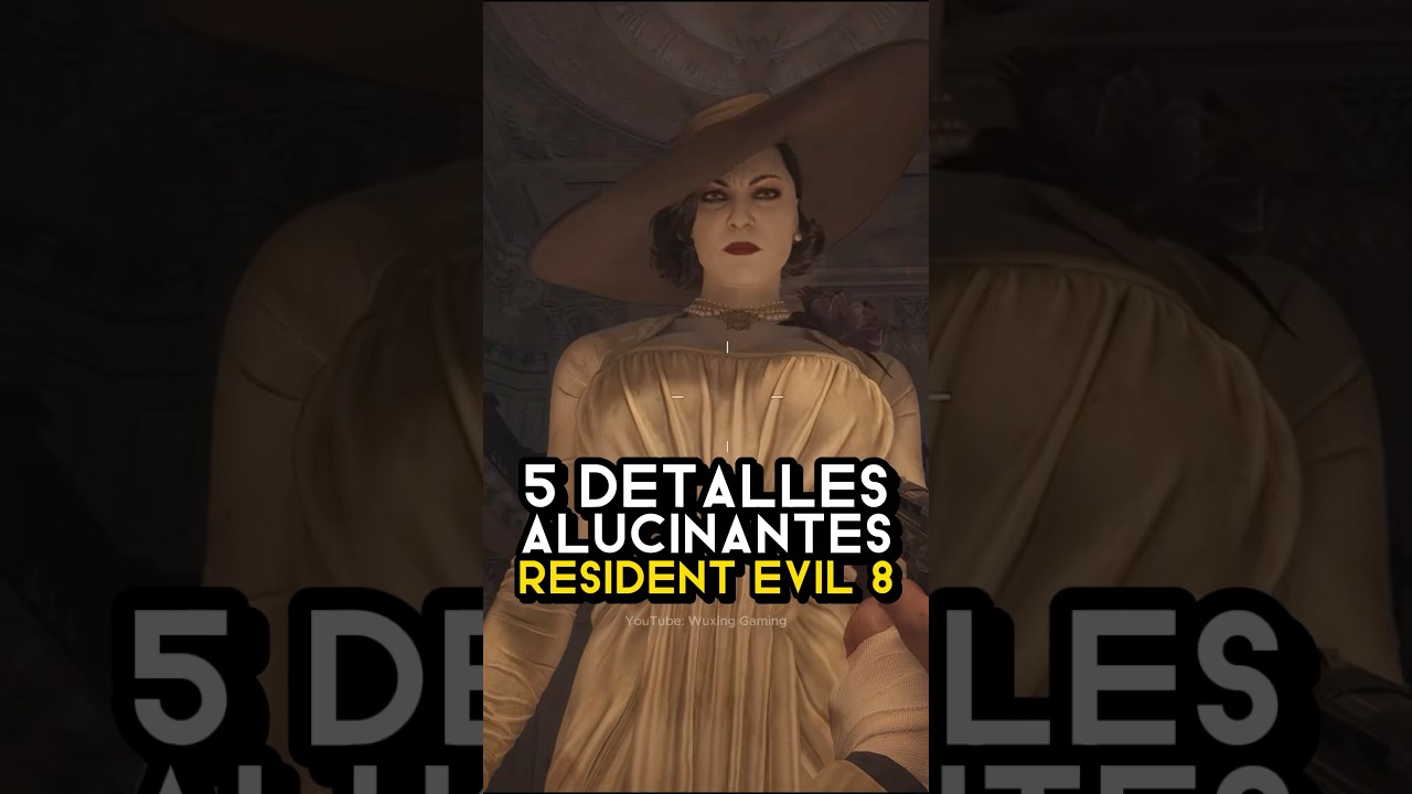 5 DETALLES ALUCINANTES de Resident Evil 8 🦇😱 #residentevil8 #detallesalucinantes #gaming