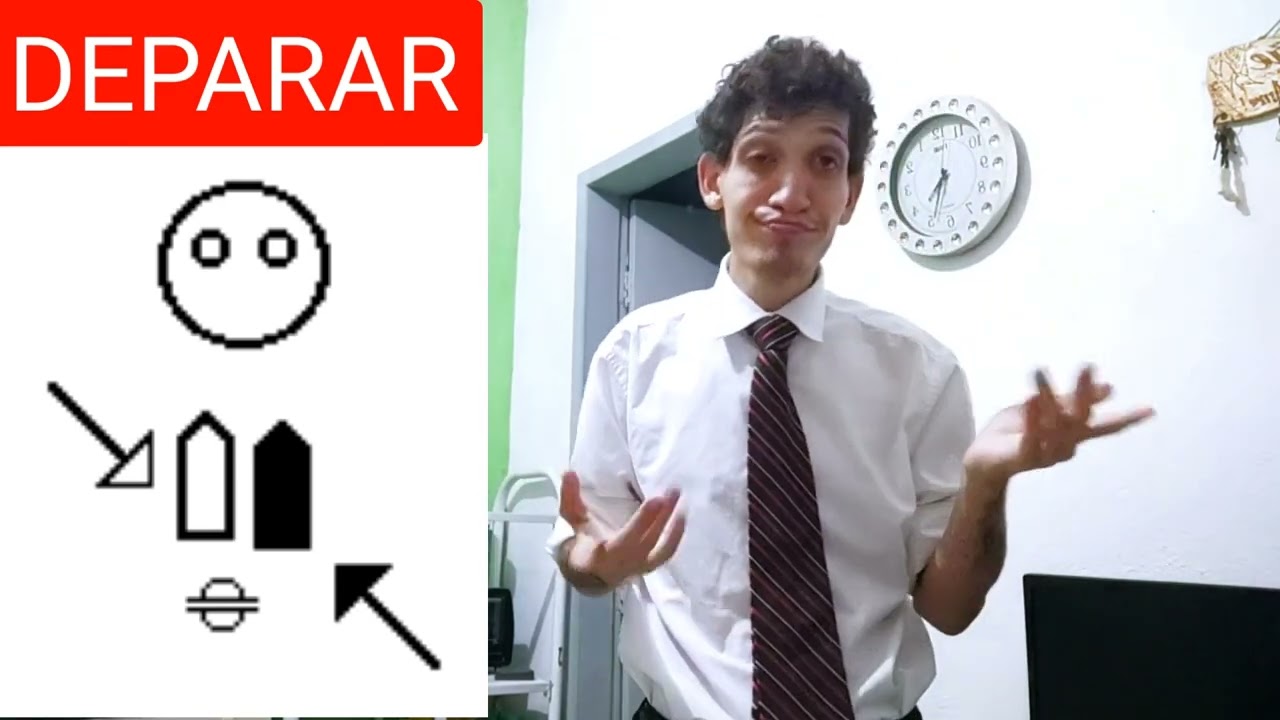 DEPARAR | ENFRENTAR - SINAL EM LIBRAS