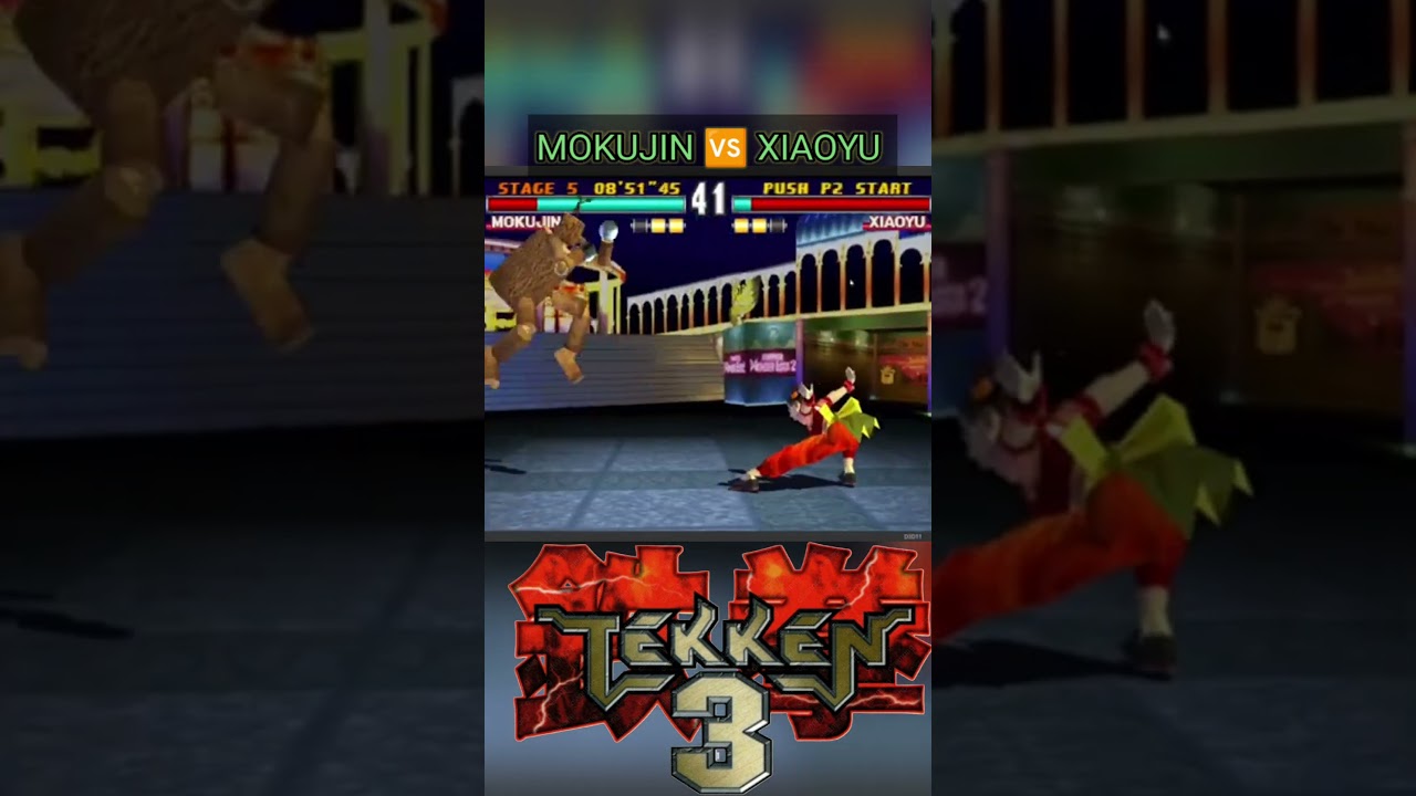Tekken 3 - Mokujin Vs Xiaoyu | 鉄拳 | 철권 | Old School Gaming 
