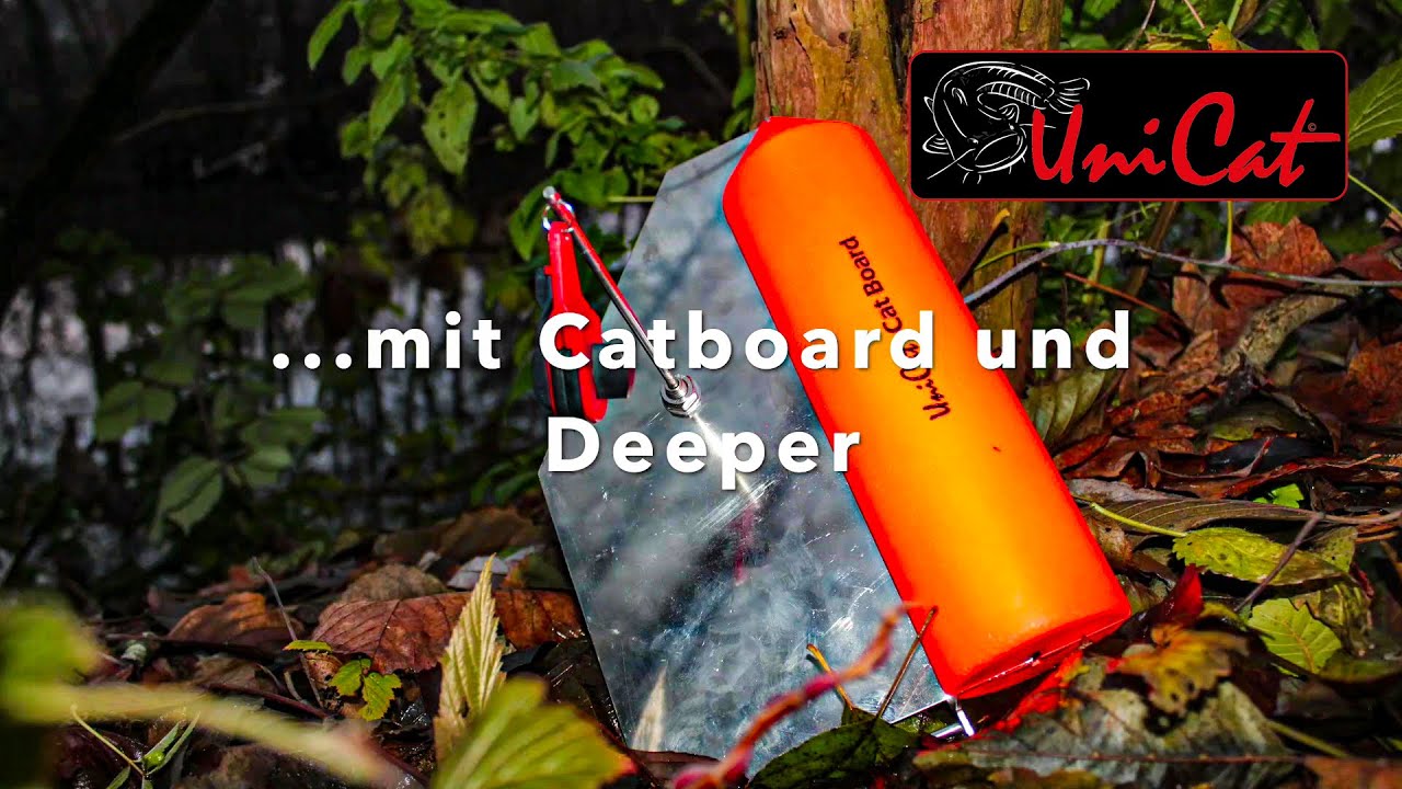 WELSANGEL-TUTORIAL | So angelst du ohne Boot mit Deeper und UNI CAT Catboard auf Waller