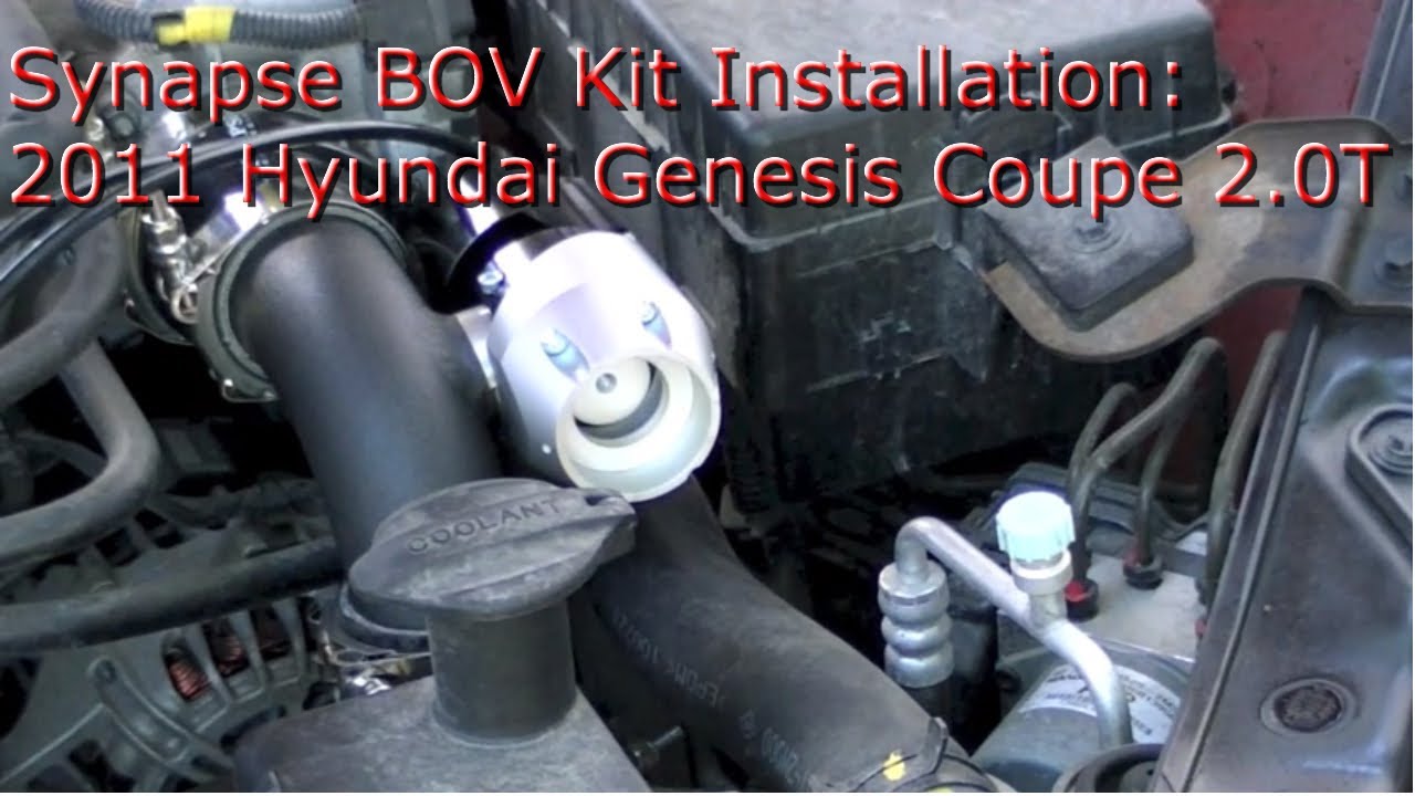 Synapse BOV Installation 2011 Genesis Coupe 2.0T